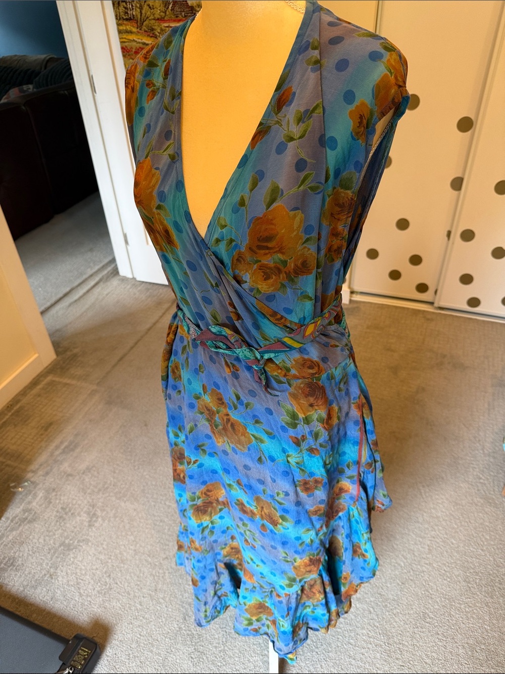 Kantha Bae wrap dress duster
